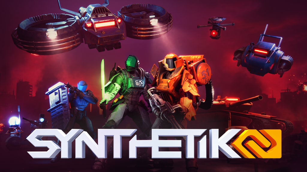 SYNTHETIK 2 soldiers, drones and machines assembled for battle